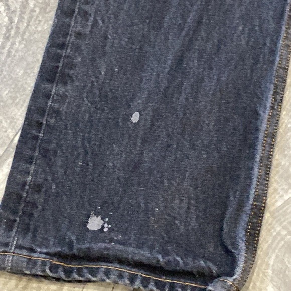 VTG 501 LEVIS BLACK Faded Button Fly 34x34 - Picture 6 of 10